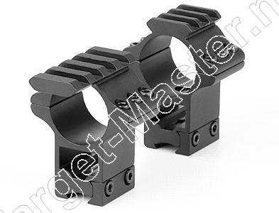 Hawke TACTICAL MATCH MOUNT Airgun Mounts for 1 inch Scope HIGH 2 piece